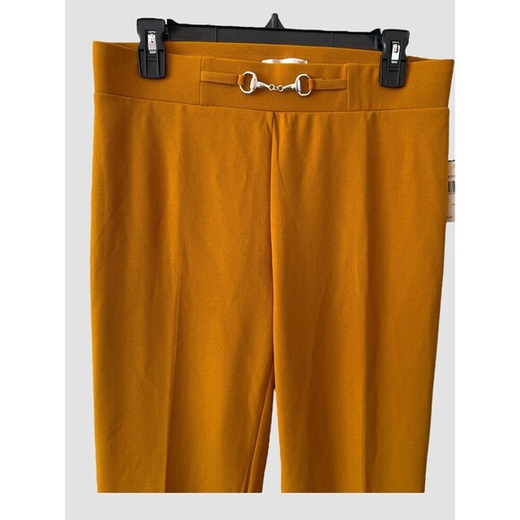 Retrology Mustard Yellow Comfort Waist Stretch Barely Boot Pull On Pants Med NWT - Picture 2 of 6
